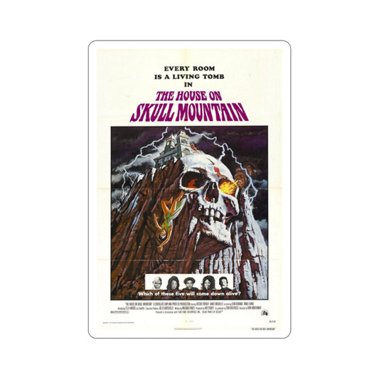 The House on Skull Mountain 1974 Movie Poster STICKER Vinyl Die-Cut Decal-2 Inch-The Sticker Space