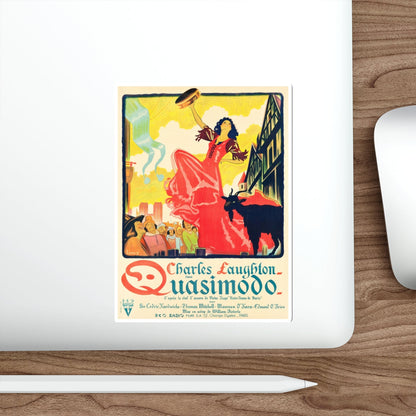 THE HUNCHBACK OF NOTRE DAME (FRENCH) 1939 Movie Poster STICKER Vinyl Die-Cut Decal-The Sticker Space