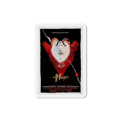 The Hunger 1983 Movie Poster Die-Cut Magnet-3" x 3"-The Sticker Space