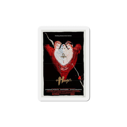 The Hunger 1983 Movie Poster Die-Cut Magnet-6 × 6"-The Sticker Space