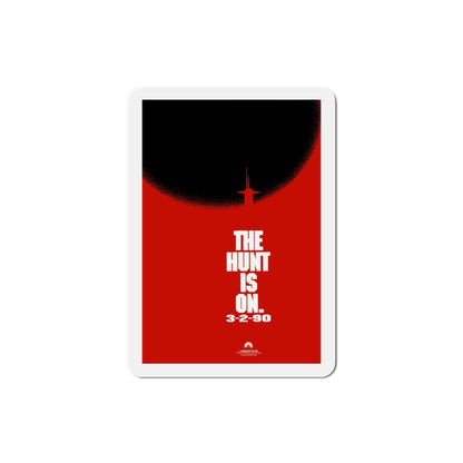 The Hunt For Red October 1990 Movie Poster Die-Cut Magnet-3" x 3"-The Sticker Space