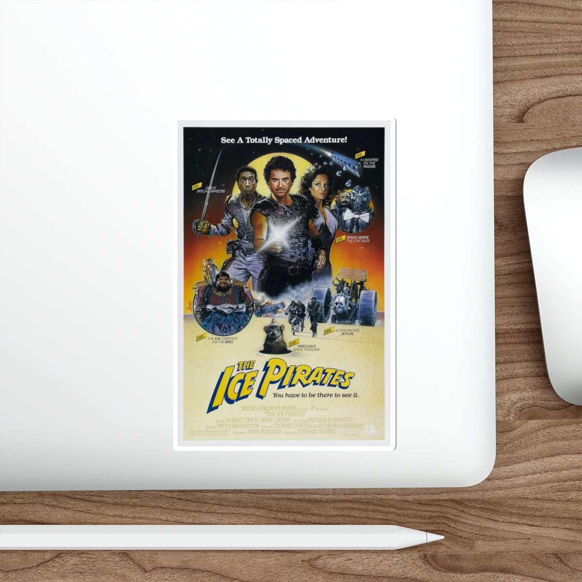 THE ICE PIRATES 1984 Movie Poster STICKER Vinyl Die-Cut Decal-The Sticker Space