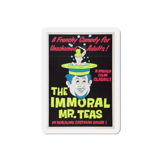The Immoral Mr Teas 1959 v2 Movie Poster Die-Cut Magnet-2 Inch-The Sticker Space