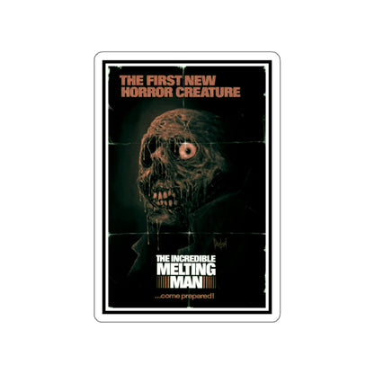 THE INCREDIBLE MELTING MAN (3) 1977 Movie Poster STICKER Vinyl Die-Cut Decal-White-The Sticker Space