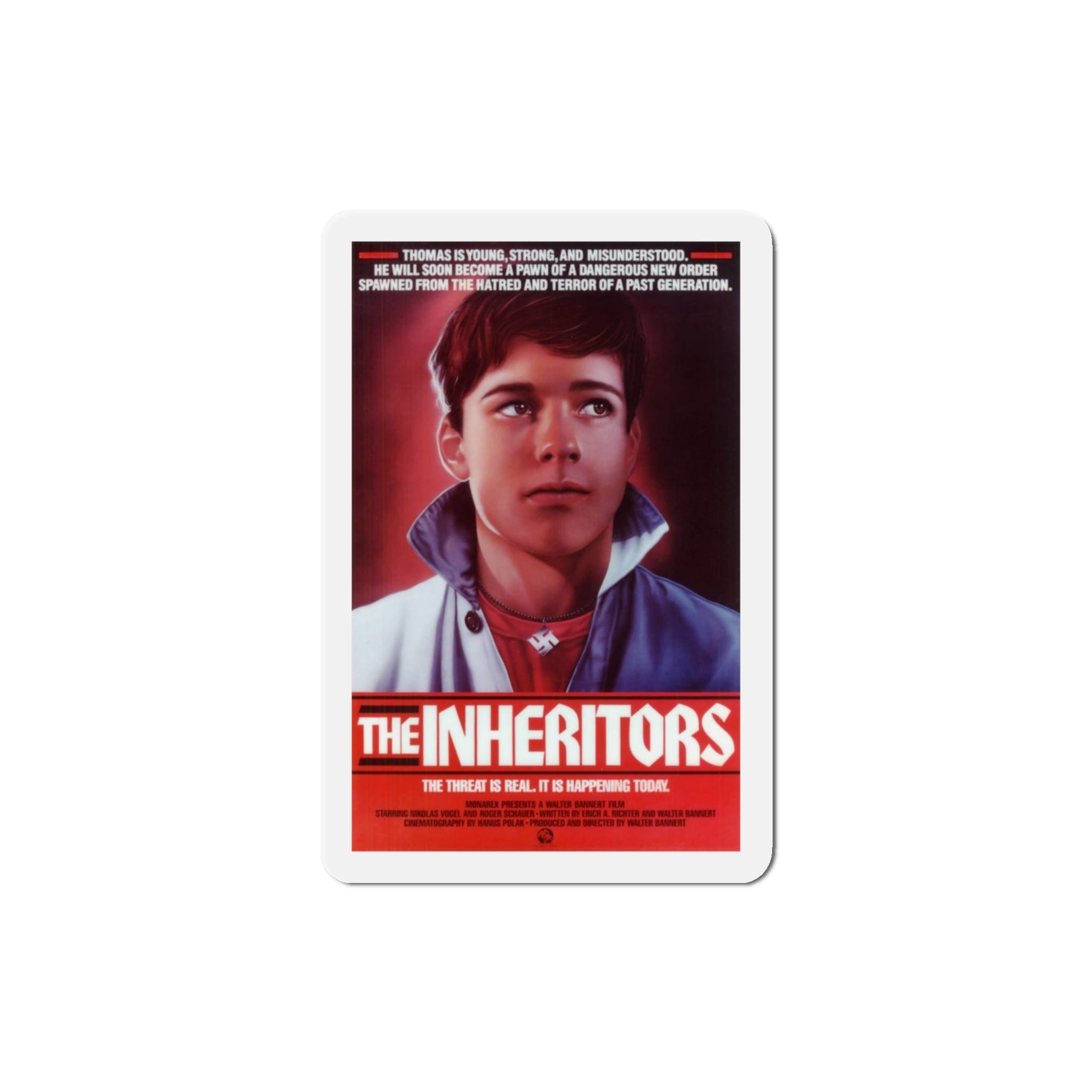 The Inheritors 1985 Movie Poster Die-Cut Magnet-3" x 3"-The Sticker Space