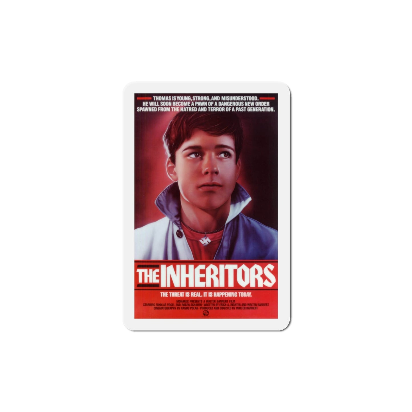 The Inheritors 1985 Movie Poster Die-Cut Magnet-4" x 4"-The Sticker Space