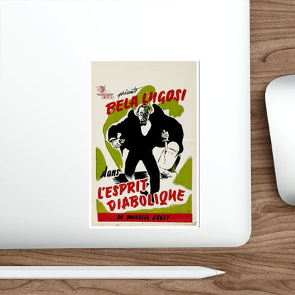 THE INVISIBLE GHOST (BELGIAN) 1941 Movie Poster STICKER Vinyl Die-Cut Decal-The Sticker Space