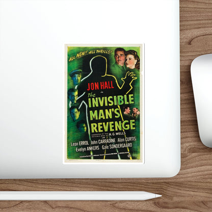 THE INVISIBLE MAN'S REVENGE 1944 Movie Poster STICKER Vinyl Die-Cut Decal-The Sticker Space
