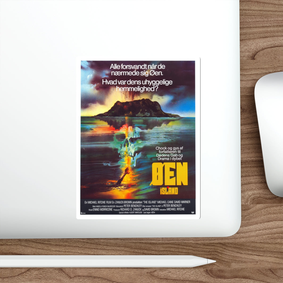 THE ISLAND (2) 1980 Movie Poster STICKER Vinyl Die-Cut Decal-The Sticker Space
