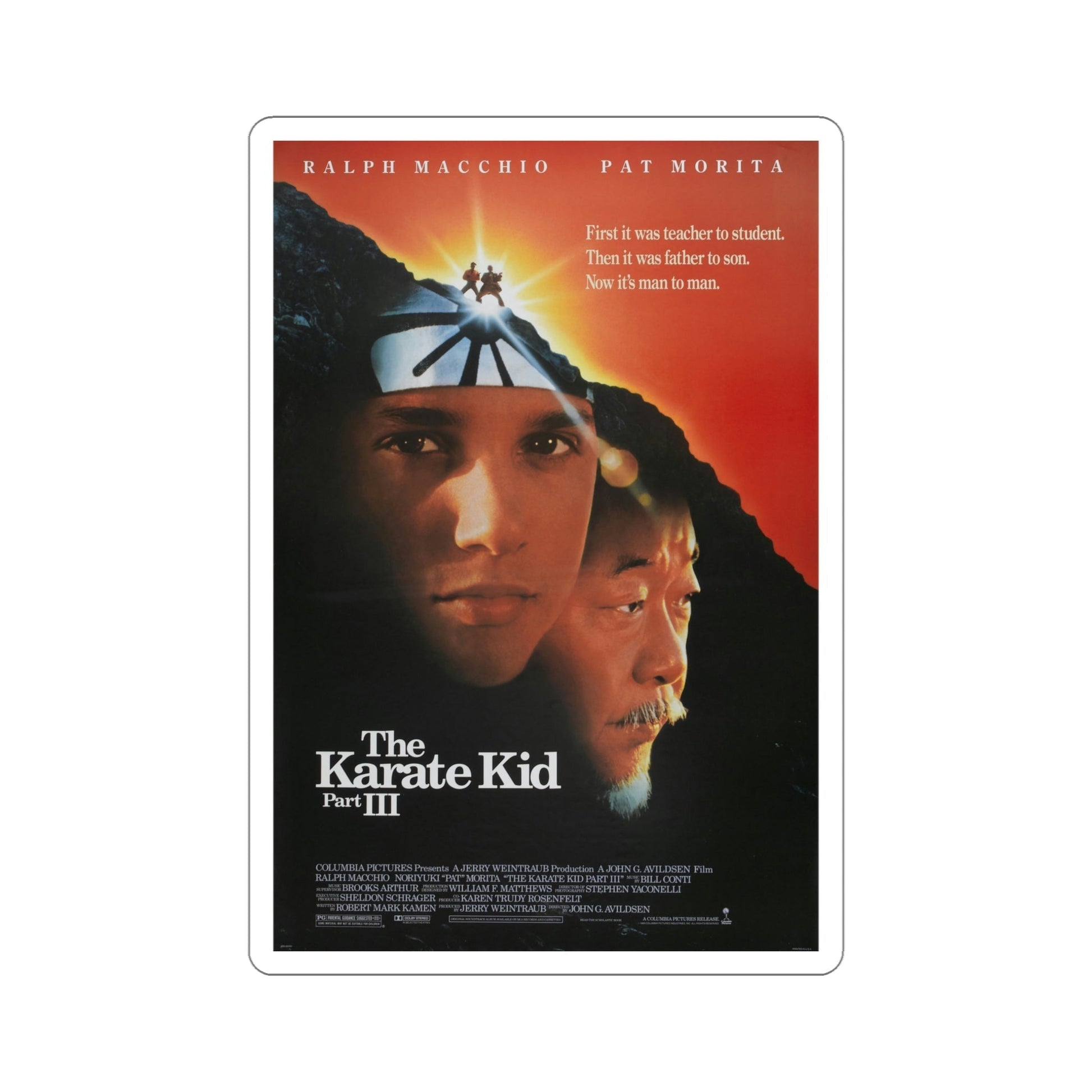 The Karate Kid Part III 1989 Movie Poster STICKER Vinyl Die-Cut Decal-5 Inch-The Sticker Space