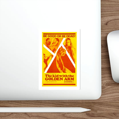 THE KID WITH THE GOLDEN ARM 1979 Movie Poster STICKER Vinyl Die-Cut Decal-The Sticker Space