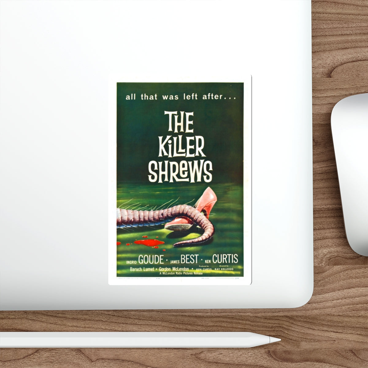 THE KILLER SHREWS 1959 Movie Poster STICKER Vinyl Die-Cut Decal-The Sticker Space