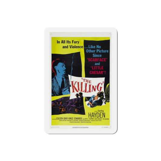 The Killing 1956 Movie Poster Die-Cut Magnet-2 Inch-The Sticker Space
