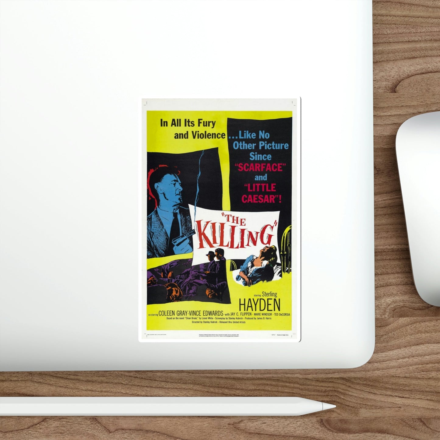 The Killing 1956 Movie Poster STICKER Vinyl Die-Cut Decal-The Sticker Space