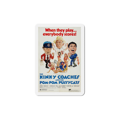 The Kinky Coaches and the Pom Pom Pussycats 1981 Movie Poster Die-Cut Magnet-4" x 4"-The Sticker Space