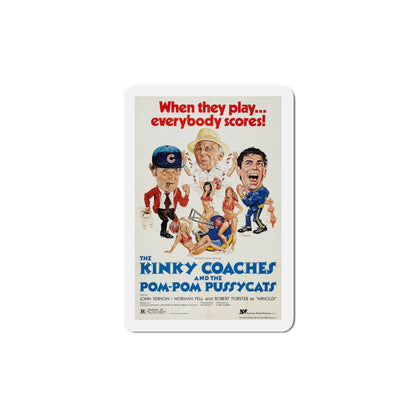 The Kinky Coaches and the Pom Pom Pussycats 1981 Movie Poster Die-Cut Magnet-5" x 5"-The Sticker Space