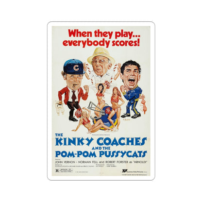 The Kinky Coaches and the Pom Pom Pussycats 1981 Movie Poster STICKER Vinyl Die-Cut Decal-3 Inch-The Sticker Space