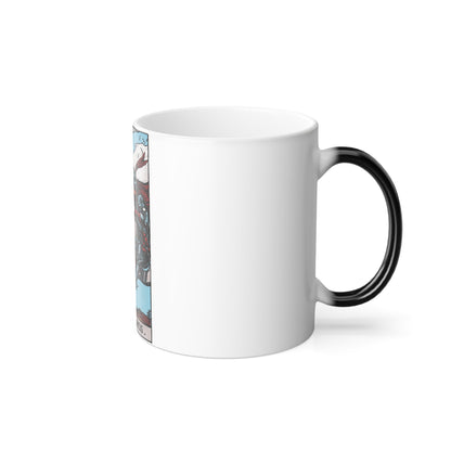 The Knight of Swords (Tarot Card) Color Changing Mug 11oz-11oz-The Sticker Space
