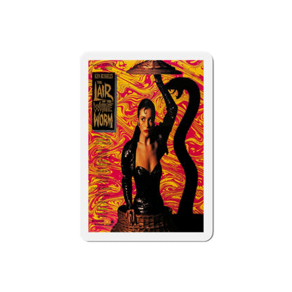 The Lair of the White Worm 1988 Movie Poster Die-Cut Magnet-2" x 2"-The Sticker Space