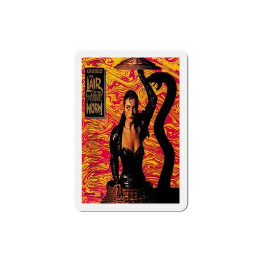 The Lair of the White Worm 1988 Movie Poster Die-Cut Magnet-3" x 3"-The Sticker Space