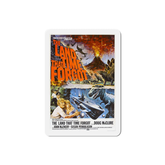 The Land That Time Forgot 1975 Movie Poster Die-Cut Magnet-2 Inch-The Sticker Space