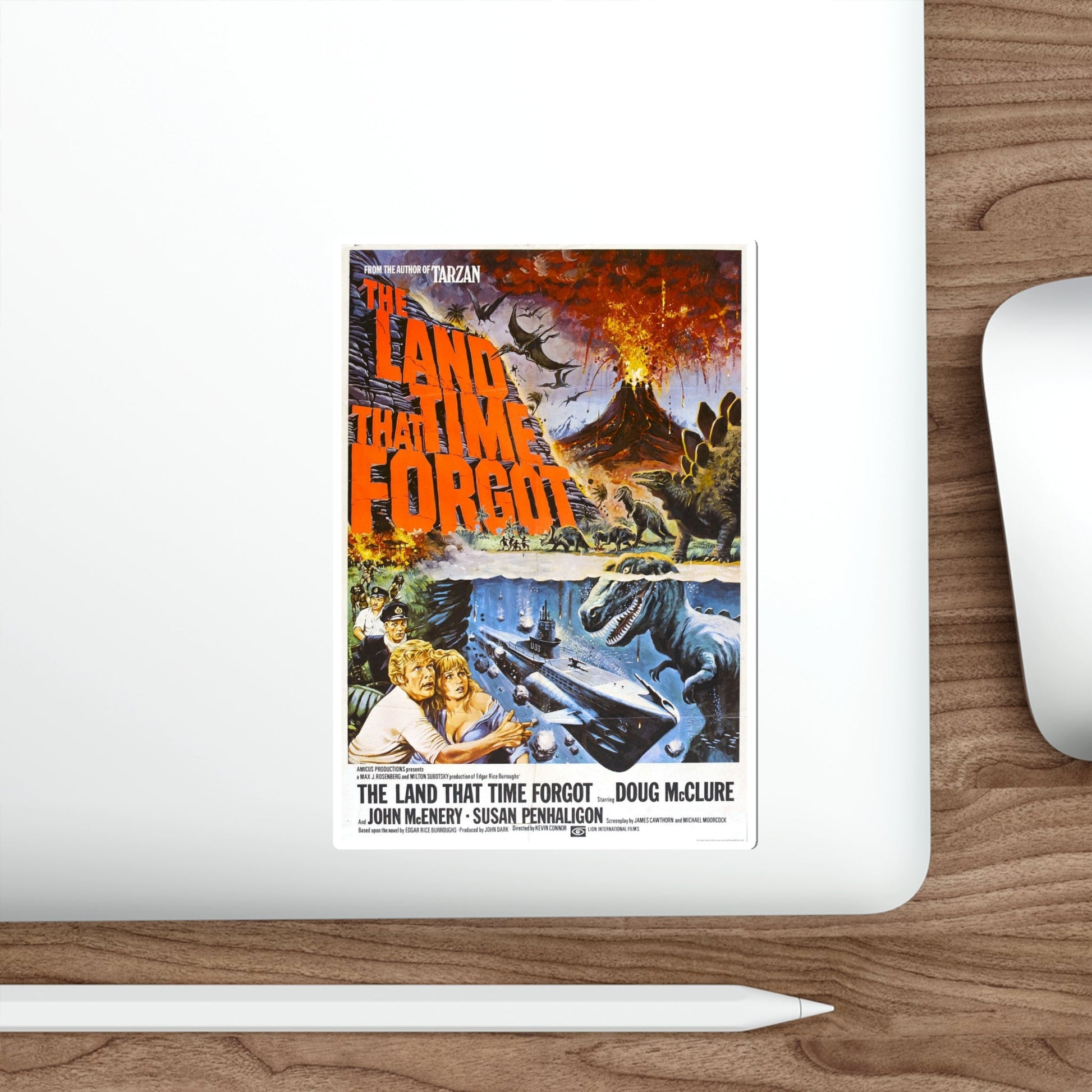 The Land That Time Forgot 1975 Movie Poster STICKER Vinyl Die-Cut Decal-The Sticker Space