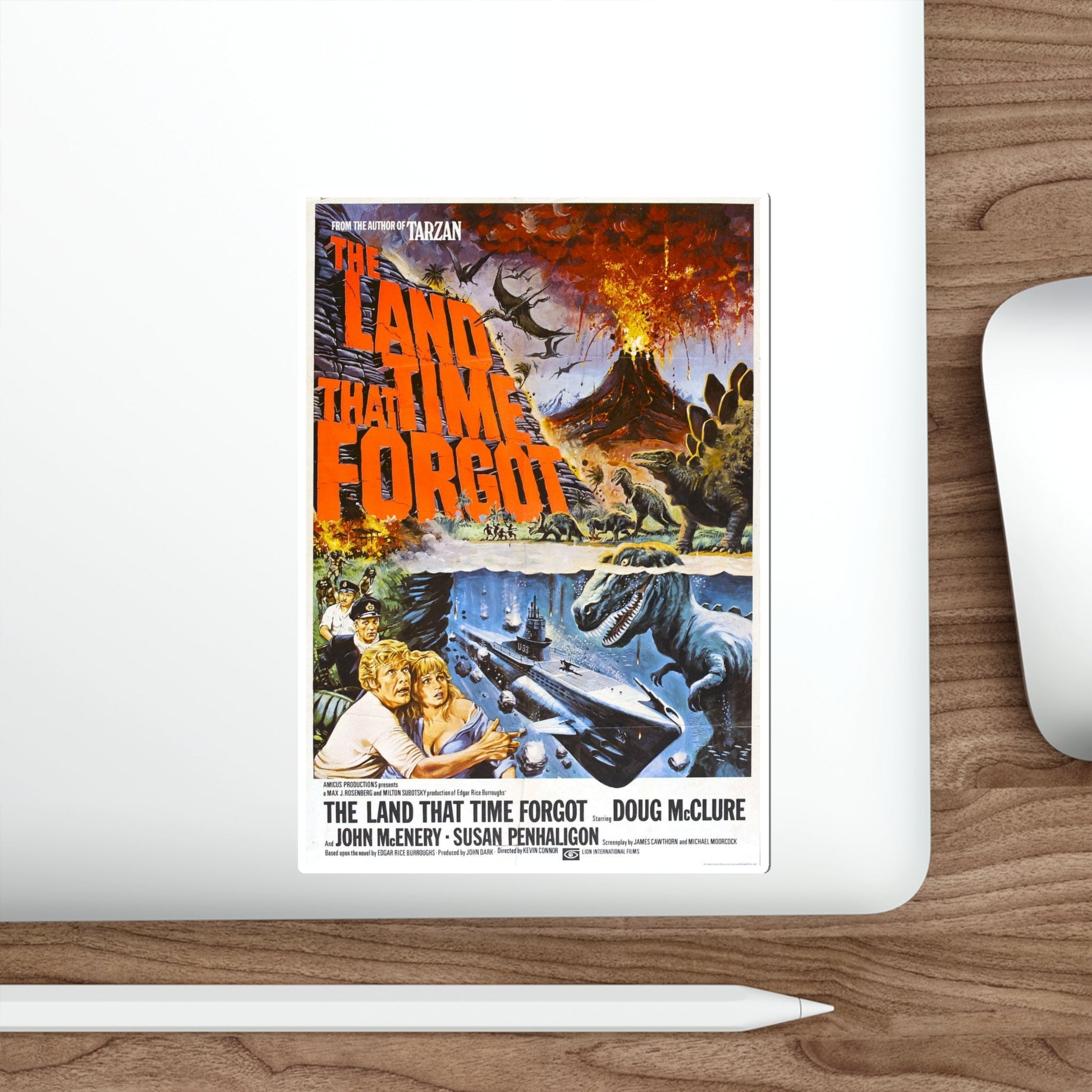 The Land That Time Forgot 1975 Movie Poster STICKER Vinyl Die-Cut Decal-The Sticker Space