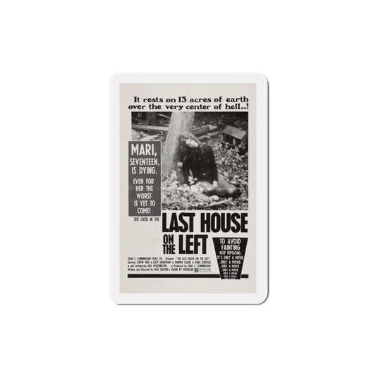 The Last House on the Left 1972 Movie Poster Die-Cut Magnet-3 Inch-The Sticker Space