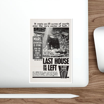 The Last House on the Left 1972 Movie Poster STICKER Vinyl Die-Cut Decal-The Sticker Space