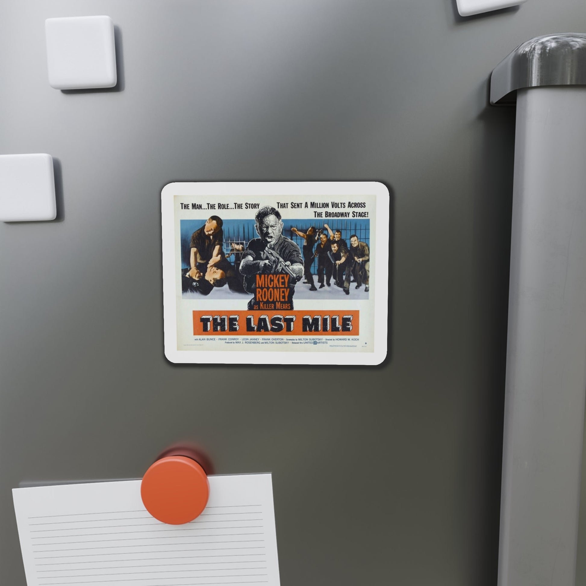 The Last Mile 1959 Movie Poster Die-Cut Magnet-The Sticker Space