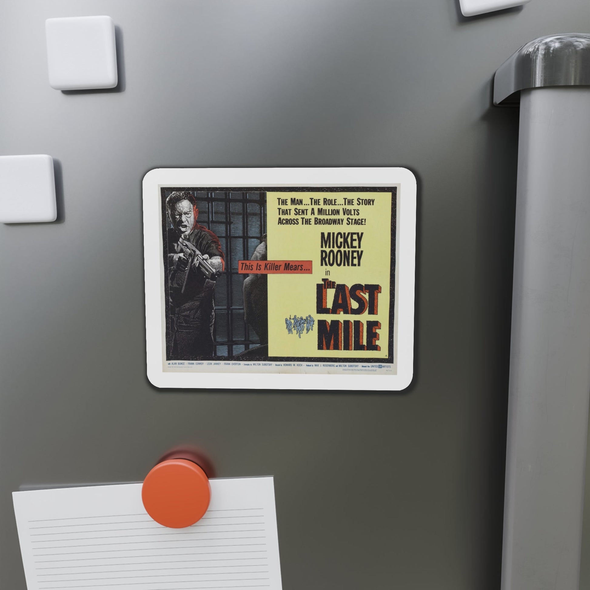 The Last Mile 1959 v2 Movie Poster Die-Cut Magnet-The Sticker Space