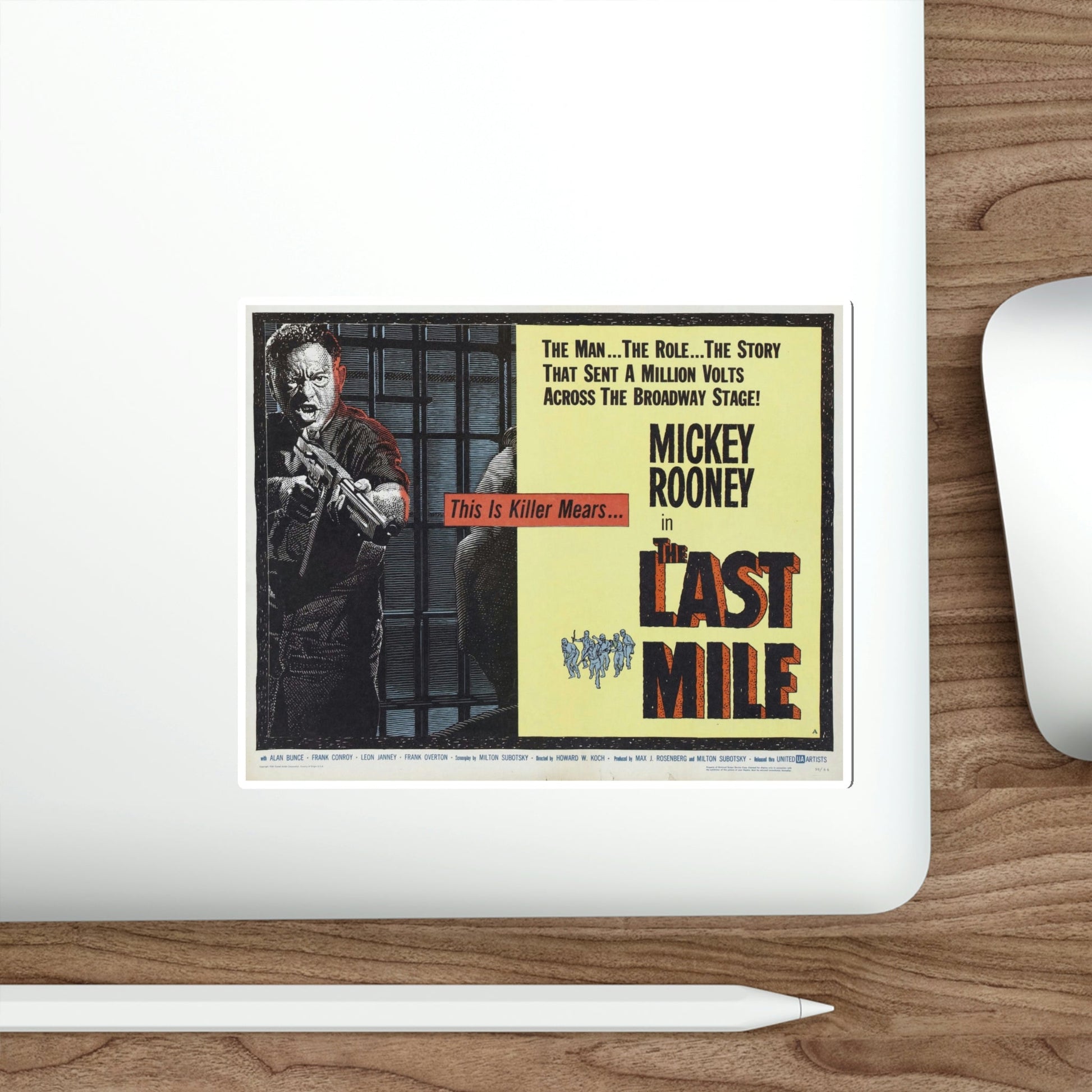 The Last Mile 1959 v2 Movie Poster STICKER Vinyl Die-Cut Decal-The Sticker Space