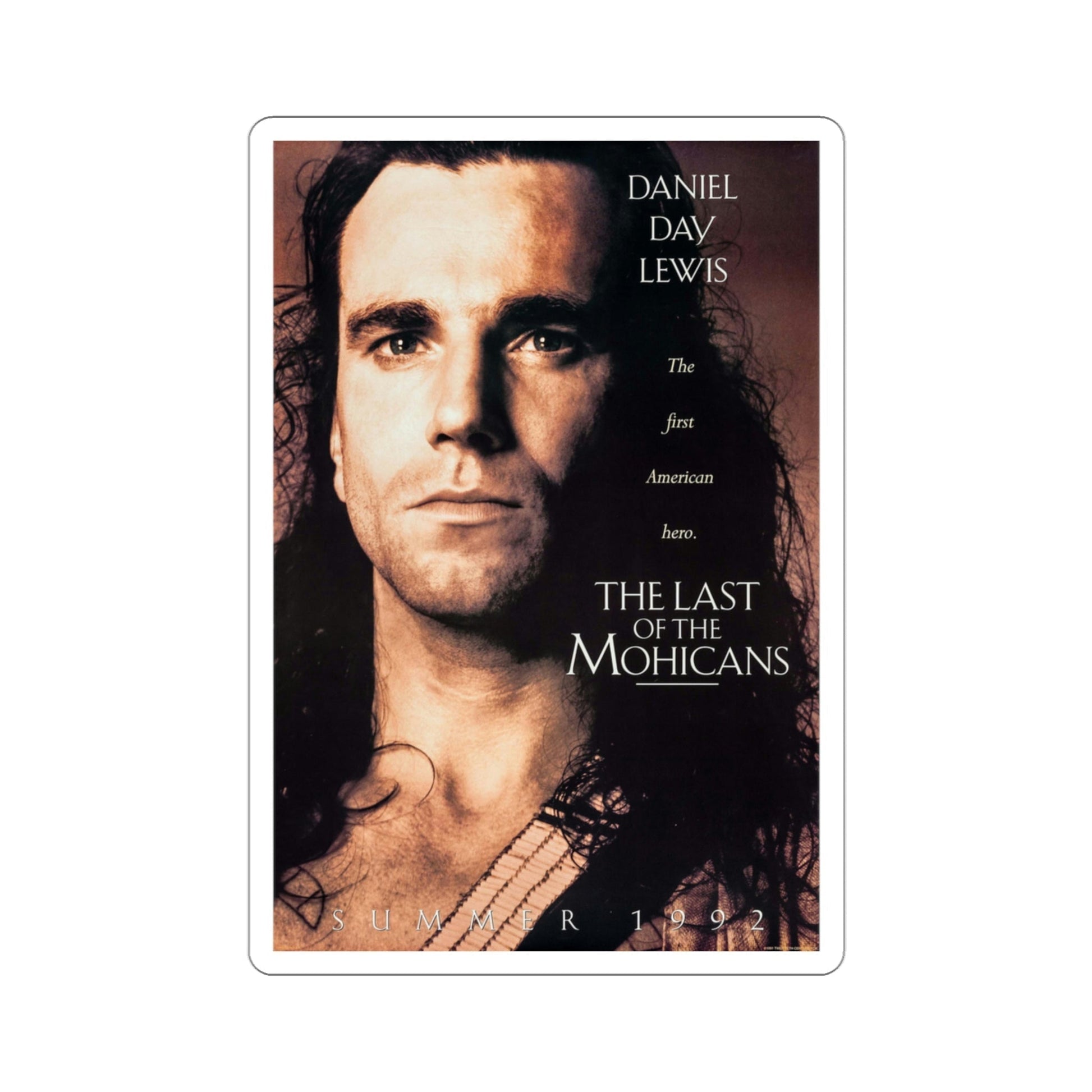 The Last of the Mohicans 1992 Movie Poster STICKER Vinyl Die-Cut Decal-3 Inch-The Sticker Space