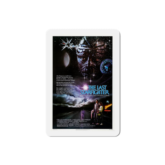 The Last Starfighter 1984 Movie Poster Die-Cut Magnet-2" x 2"-The Sticker Space
