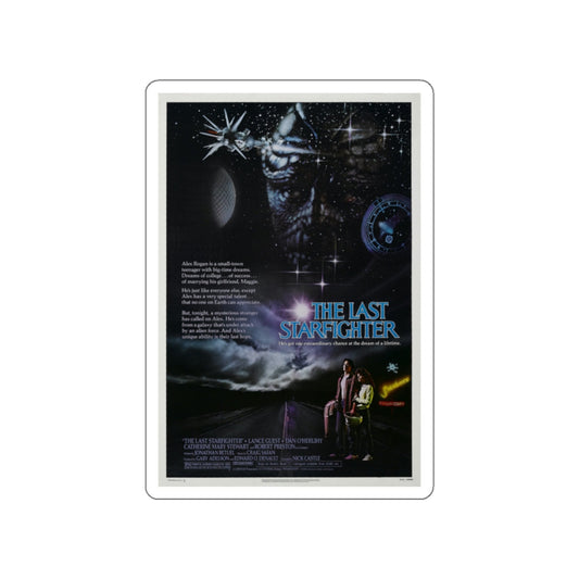 THE LAST STARFIGHTER 1984 Movie Poster STICKER Vinyl Die-Cut Decal-White-The Sticker Space