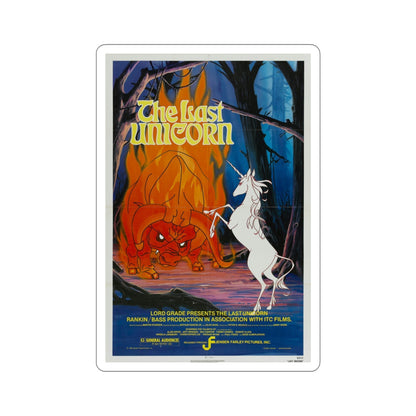 The Last Unicorn 1982 Movie Poster STICKER Vinyl Die-Cut Decal-6 Inch-The Sticker Space