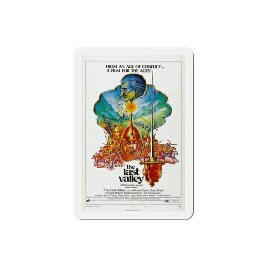 The Last Valley 1971 Movie Poster Die-Cut Magnet-2 Inch-The Sticker Space