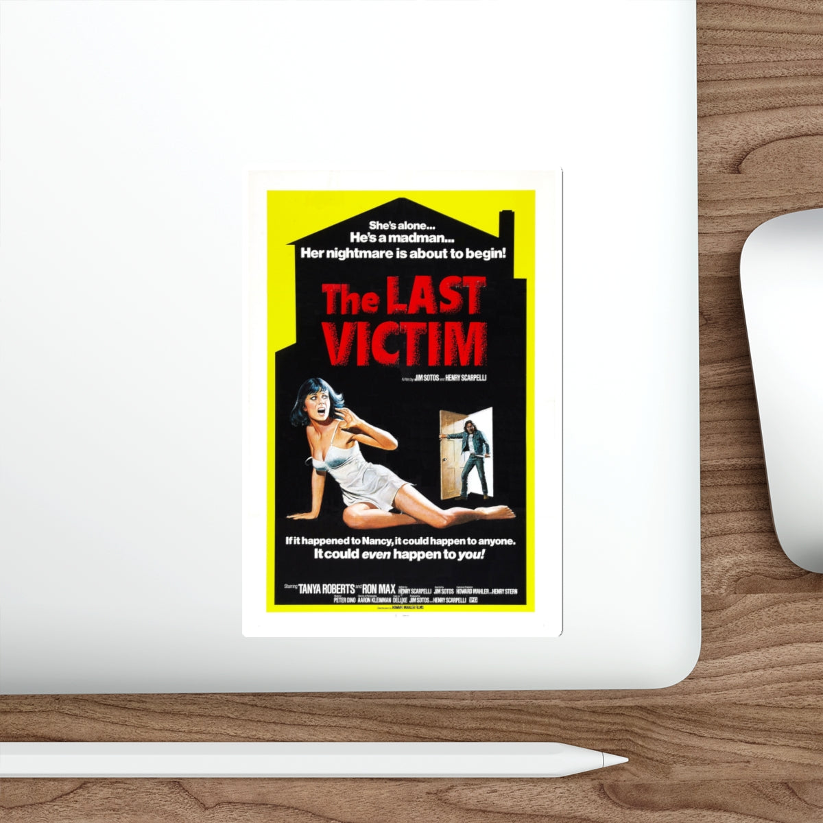 THE LAST VICTIM (FORCED ENTRY) 1975 Movie Poster STICKER Vinyl Die-Cut Decal-The Sticker Space