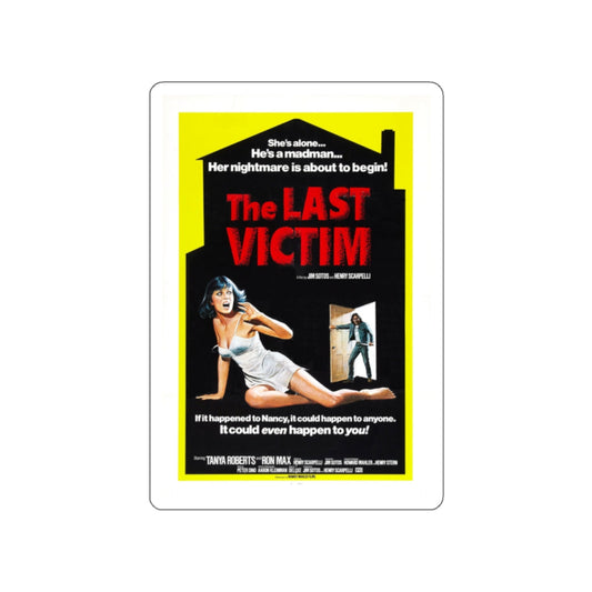 THE LAST VICTIM (FORCED ENTRY) 1975 Movie Poster STICKER Vinyl Die-Cut Decal-White-The Sticker Space