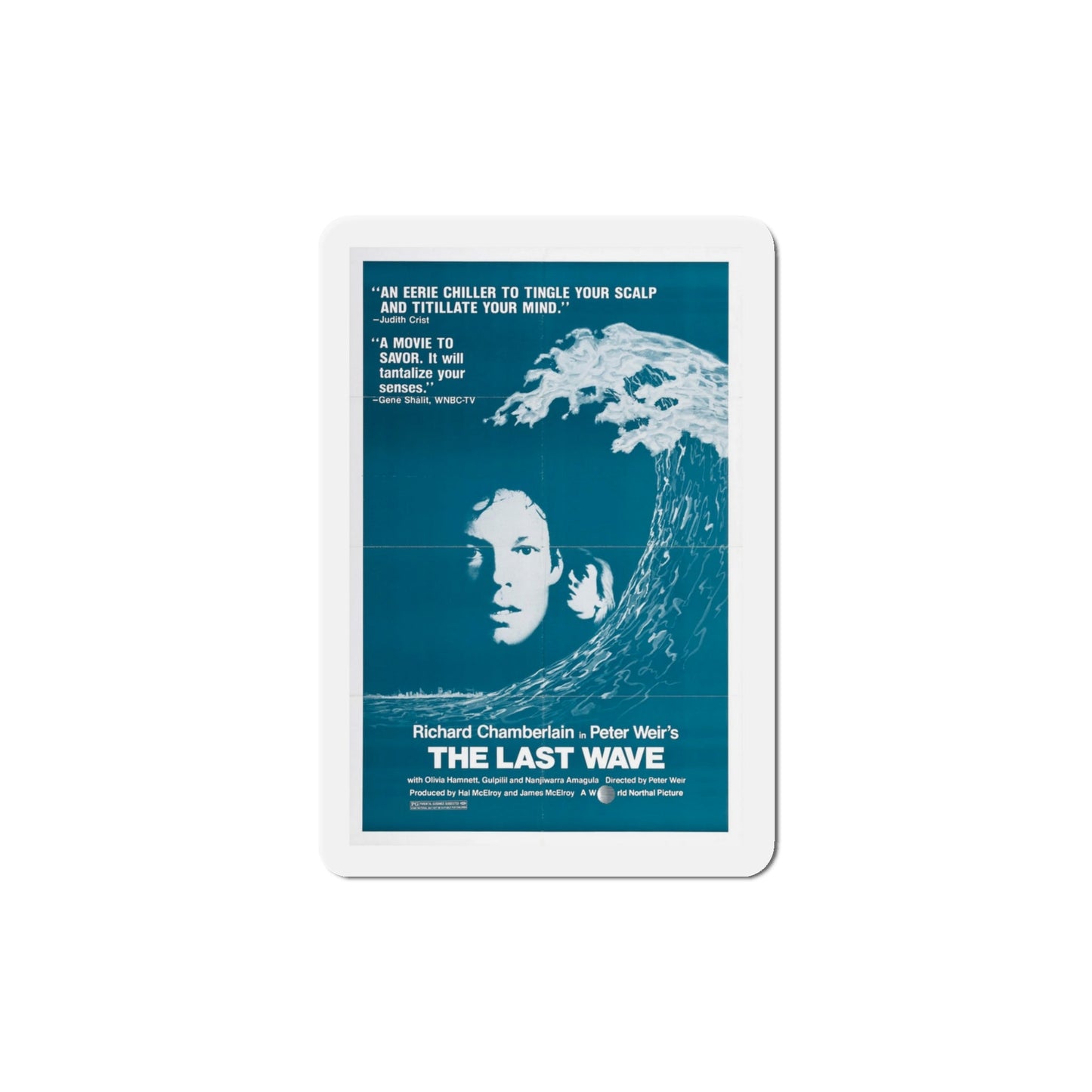 The Last Wave 1977 Movie Poster Die-Cut Magnet-4" x 4"-The Sticker Space