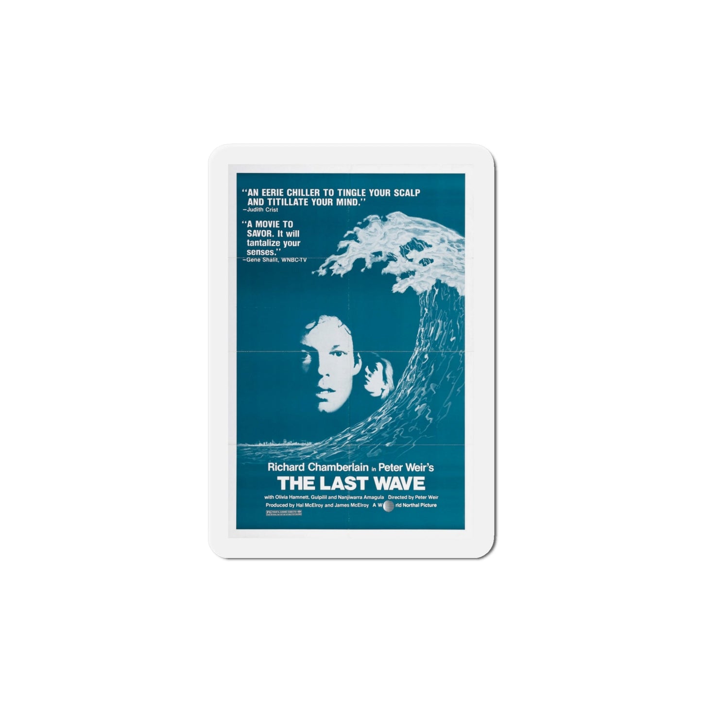 The Last Wave 1977 Movie Poster Die-Cut Magnet-6 × 6"-The Sticker Space