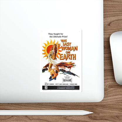 THE LAST WOMAN ON EARTH 1960 Movie Poster STICKER Vinyl Die-Cut Decal-The Sticker Space