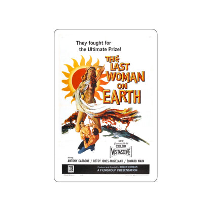 THE LAST WOMAN ON EARTH 1960 Movie Poster STICKER Vinyl Die-Cut Decal-White-The Sticker Space