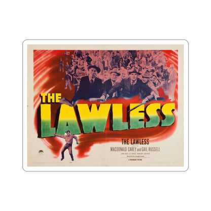The Lawless 1950 Movie Poster STICKER Vinyl Die-Cut Decal-2 Inch-The Sticker Space