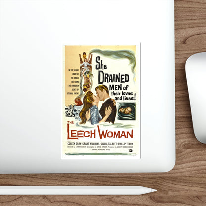 THE LEECH WOMAN 1960 Movie Poster STICKER Vinyl Die-Cut Decal-The Sticker Space