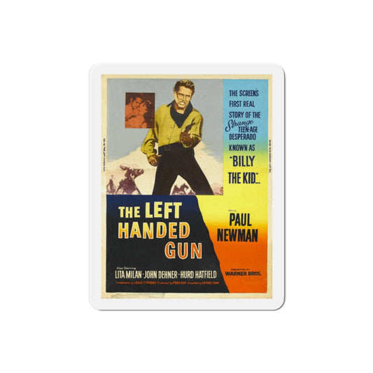 The Left Handed Gun 1958 Movie Poster Die-Cut Magnet-2 Inch-The Sticker Space
