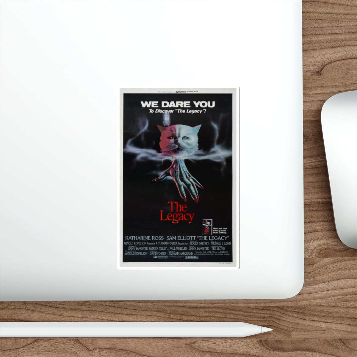 THE LEGACY 1978 Movie Poster STICKER Vinyl Die-Cut Decal-The Sticker Space