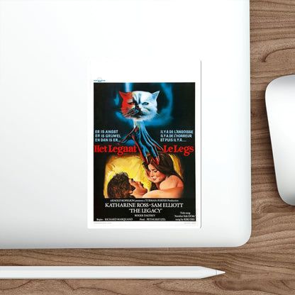 THE LEGACY (BELGIAN) 1978 Movie Poster STICKER Vinyl Die-Cut Decal-The Sticker Space
