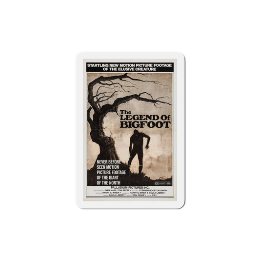 The Legend of Bigfoot 1975 Movie Poster Die-Cut Magnet-4 Inch-The Sticker Space