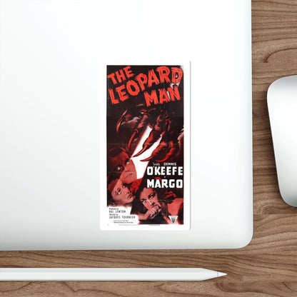 THE LEOPARD MAN (3) 1943 Movie Poster STICKER Vinyl Die-Cut Decal-The Sticker Space
